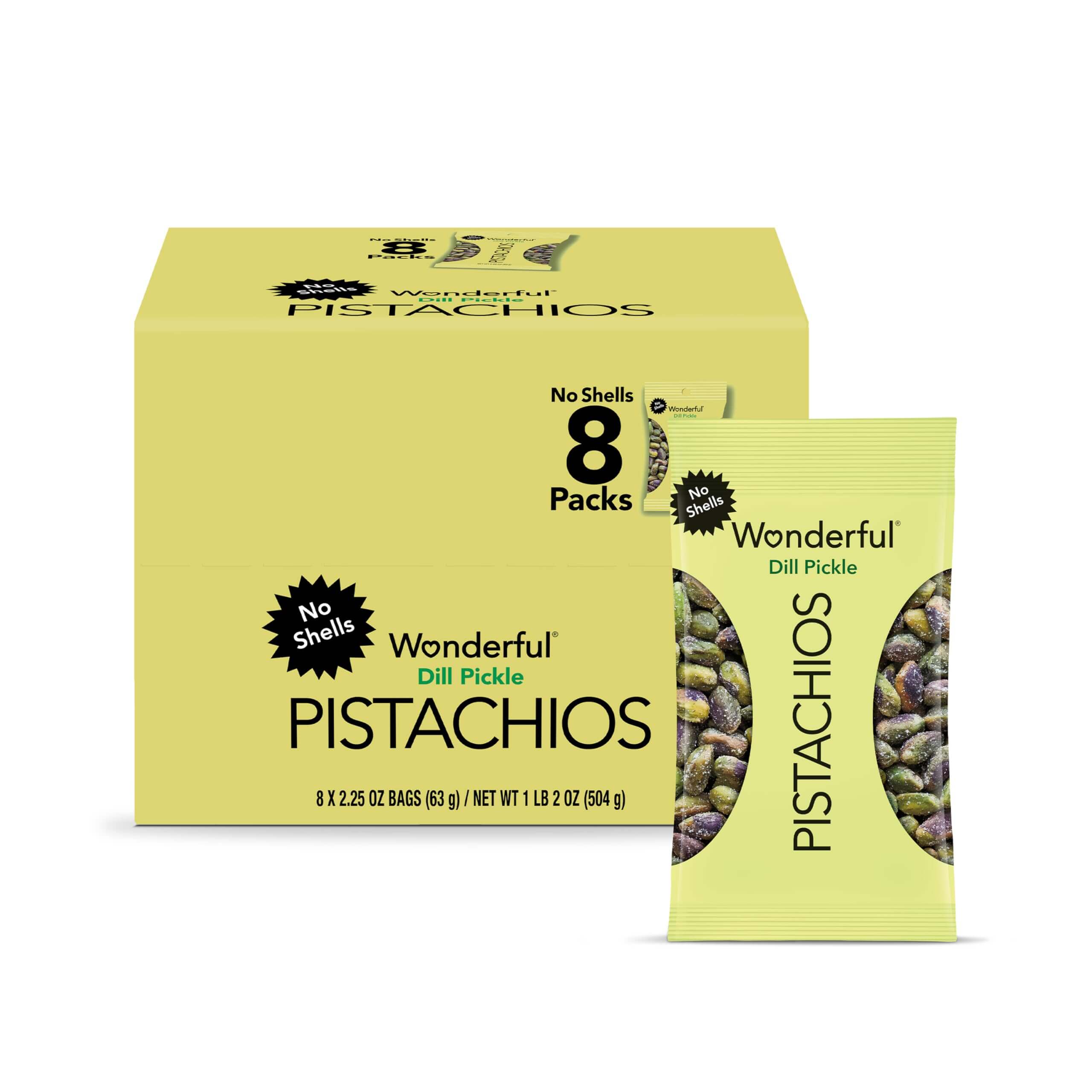 Wonderful Pistachios No Shells, 3 Flavors Mixed Variety Pack of 9 (0.75 Ounce), Roasted & Salted Nuts (4), Chili (3), Honey (2), Protein Snacks, Gluten Free, Pantry Staples, Healthy Snacks Variety Pack for Adults, Stocking Stuffers - Collins Global Snack Store
