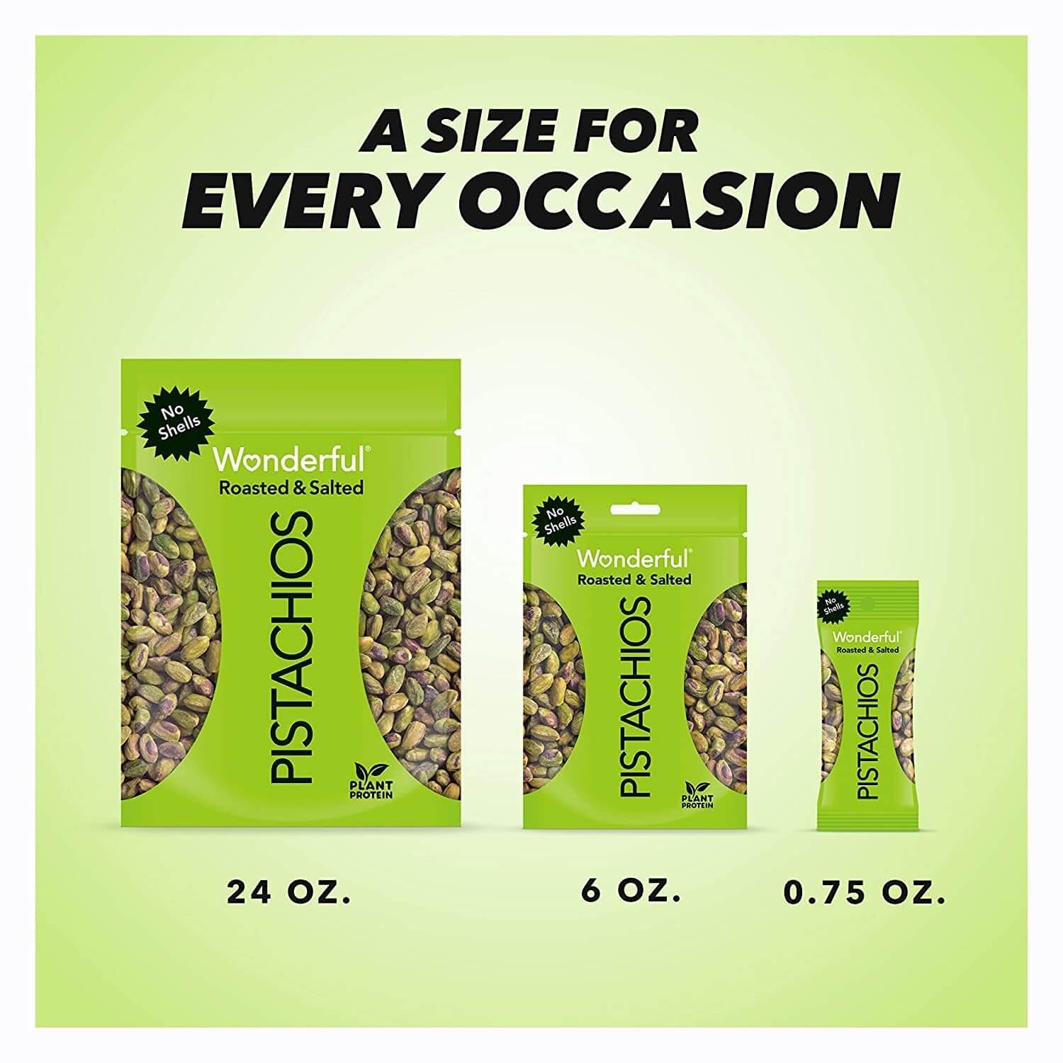 Wonderful Pistachios No Shells, 3 Flavors Mixed Variety Pack of 9 (0.75 Ounce), Roasted & Salted Nuts (4), Chili (3), Honey (2), Protein Snacks, Gluten Free, Pantry Staples, Healthy Snacks Variety Pack for Adults, Stocking Stuffers - Collins Global Snack Store