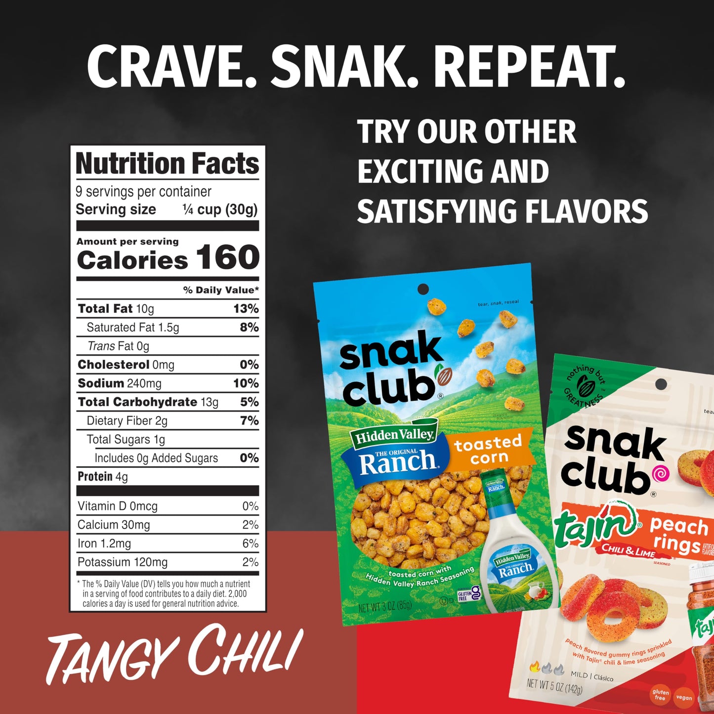 Trending Snak Club x Hot Ones Hot Habanero Snack Mix, Spicy Snacks with Peanuts, Pretzels, Sesame Sticks, Toasted Corn & Cashews, Inspired by Hot Ones Hot Sauce, 10 oz Bag