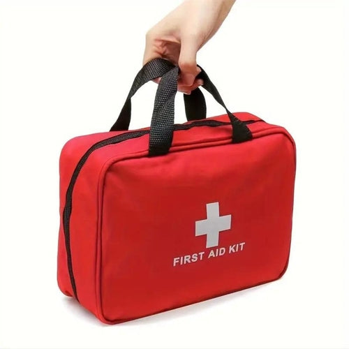 173-Piece Large First Aid Kit – Portable Bag for Outdoor Hunting & Hiking