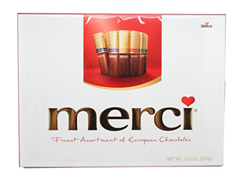 Merci German Chocolates Gift Box – Premium European chocolate assortment for gifting and enjoyment.