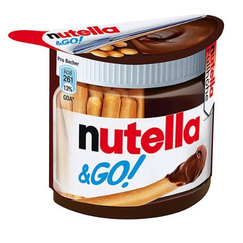 Nutella & GO! Bulk 12 Pack, Hazelnut and Cocoa Spread with Breadsticks, Stocking Stuffers, Snack Cups, 1.8 oz Each - Collins Global Snack Store