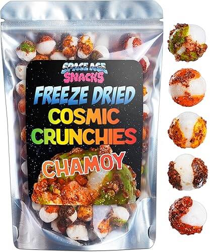 Premium Freeze Dried Candy - Chamoy Candy TikTok Sensation with Sweet & Spicy Tajin Chili Lime Seasoning Freeze Dried and Spicy Shipped in Box for Extra Protection - (8 Ounce) - Collins Global Snack Store