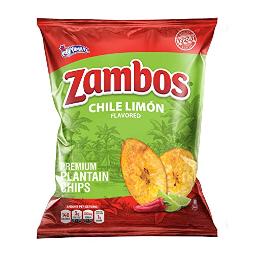 Zambos Plantain Chips Chile Limon (Pack of 1) - Collins Global Snack Store