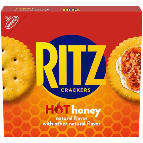 Heat seekers Viral RITZ Hot Honey Crackers, Snacks for Kids and Adults, Lunch Snacks, 13.7 oz