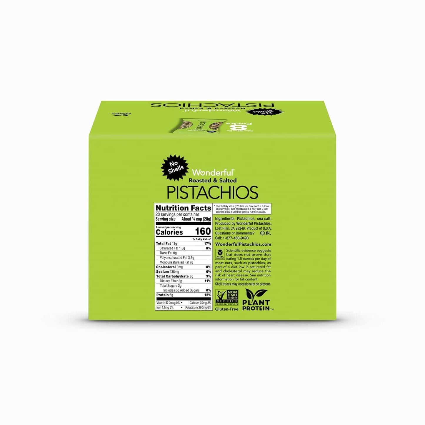 Wonderful Pistachios No Shells - Viral Flavors Variety Pack, Premium Roasted (6.75 oz)