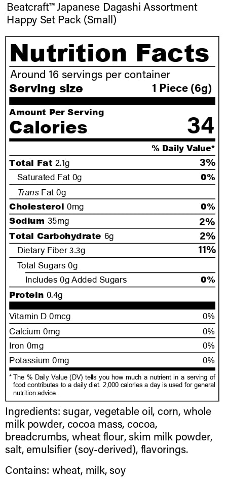 Beatcraft™ Japanese Dagashi Assortment Happy Set Pack (Regular) - Collins Global Snack Store