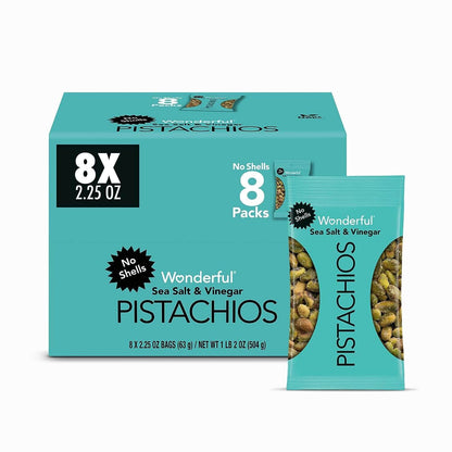 Wonderful Pistachios No Shells – Healthy Crunchy Snack | Multiple Flavors