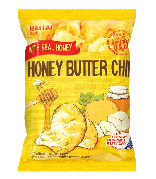 Viral Honey Butter Chip New Korea Potato Snack, Butter Maple, Vanilla Lemon (Honey Butter Potato Chips 2.11oz)