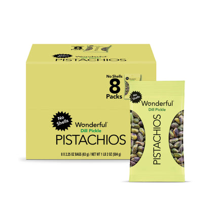Wonderful Pistachios No Shells, 3 Flavors Mixed Variety Pack of 9 (0.75 Ounce), Roasted &amp; Salted Nuts (4), Chili (3), Honey (2), Protein Snacks, Gluten Free, Pantry Staples, Healthy Snacks Variety Pack for Adults, Stocking Stuffers - Collins Global Snack Store