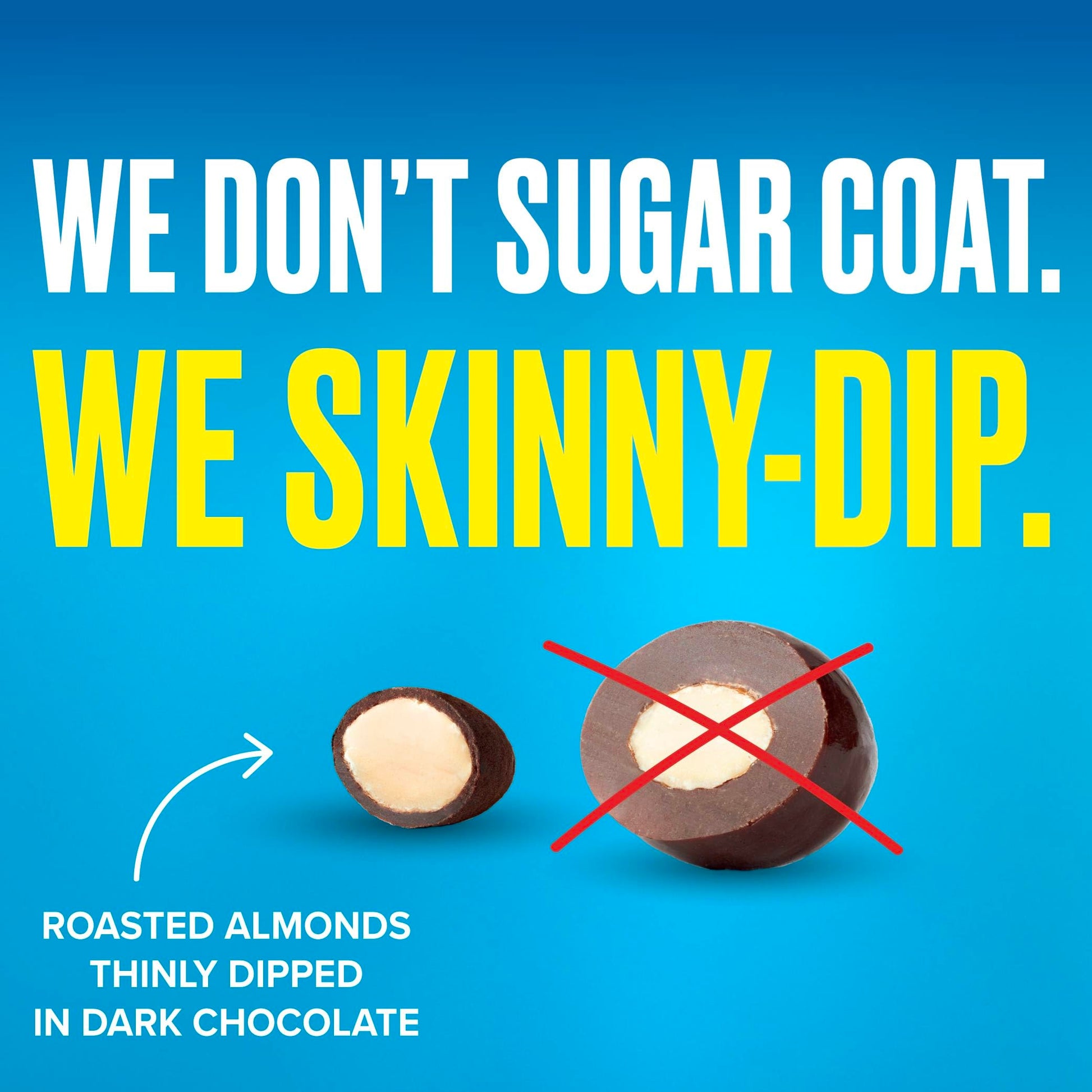 SkinnyDipped Snack Attack Minis Almond Variety Pack, Healthy Snack, Plant Protein, Gluten Free, 0.46 oz Mini Bags, Pack of 25 - Collins Global Snack Store