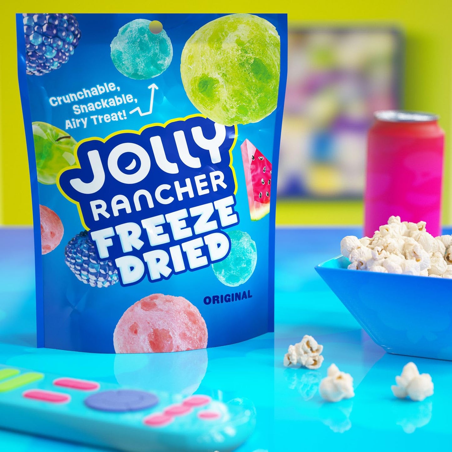 JOLLY RANCHER Freeze Dried Original Fruit Flavored Candy - Viral TikTok Trending (3.1 oz)