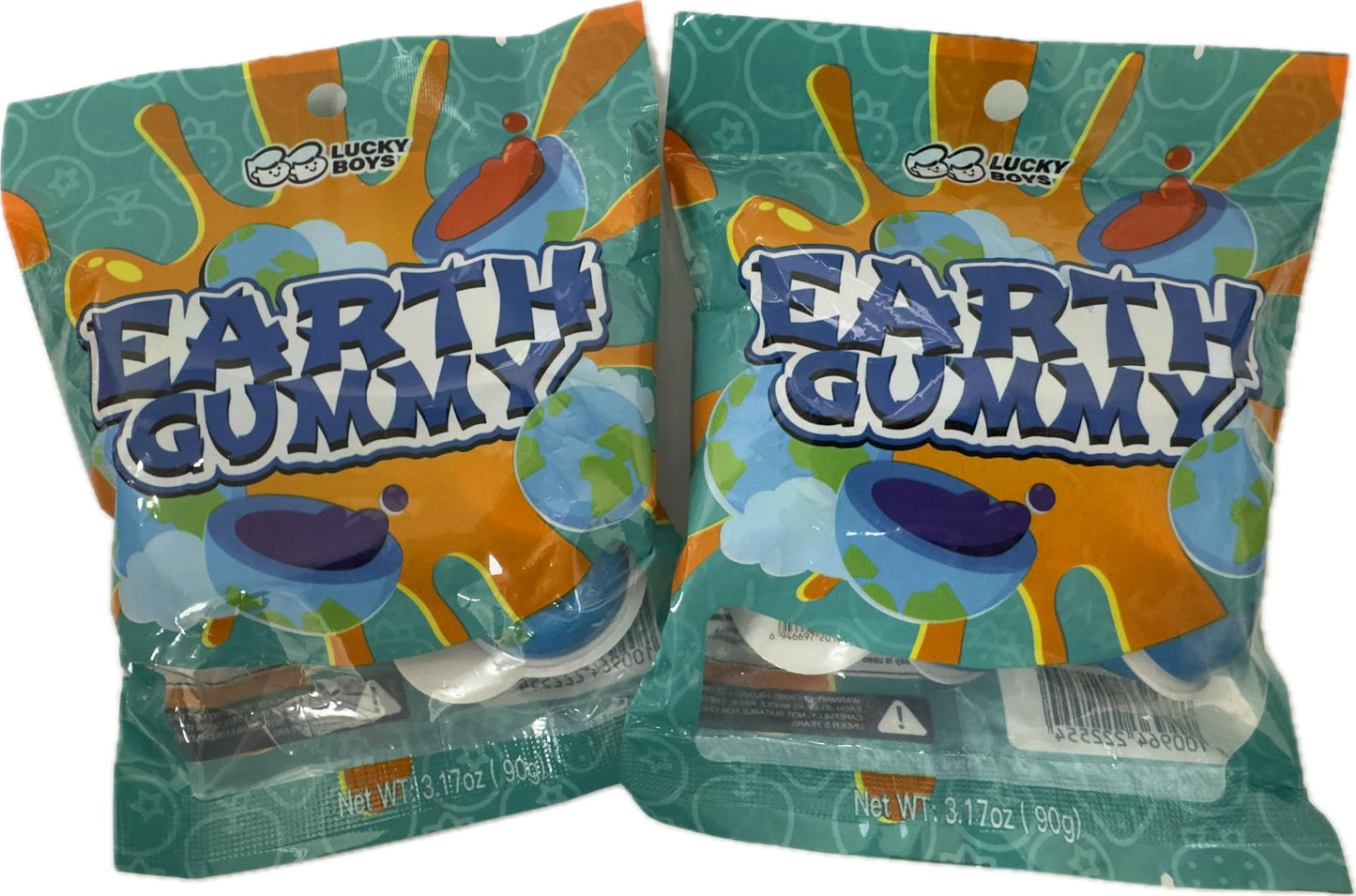 Lucky Boys Eyeball Gummy Candy - 30 Pieces with Fruity Liquid Center | Halloween Party Treat