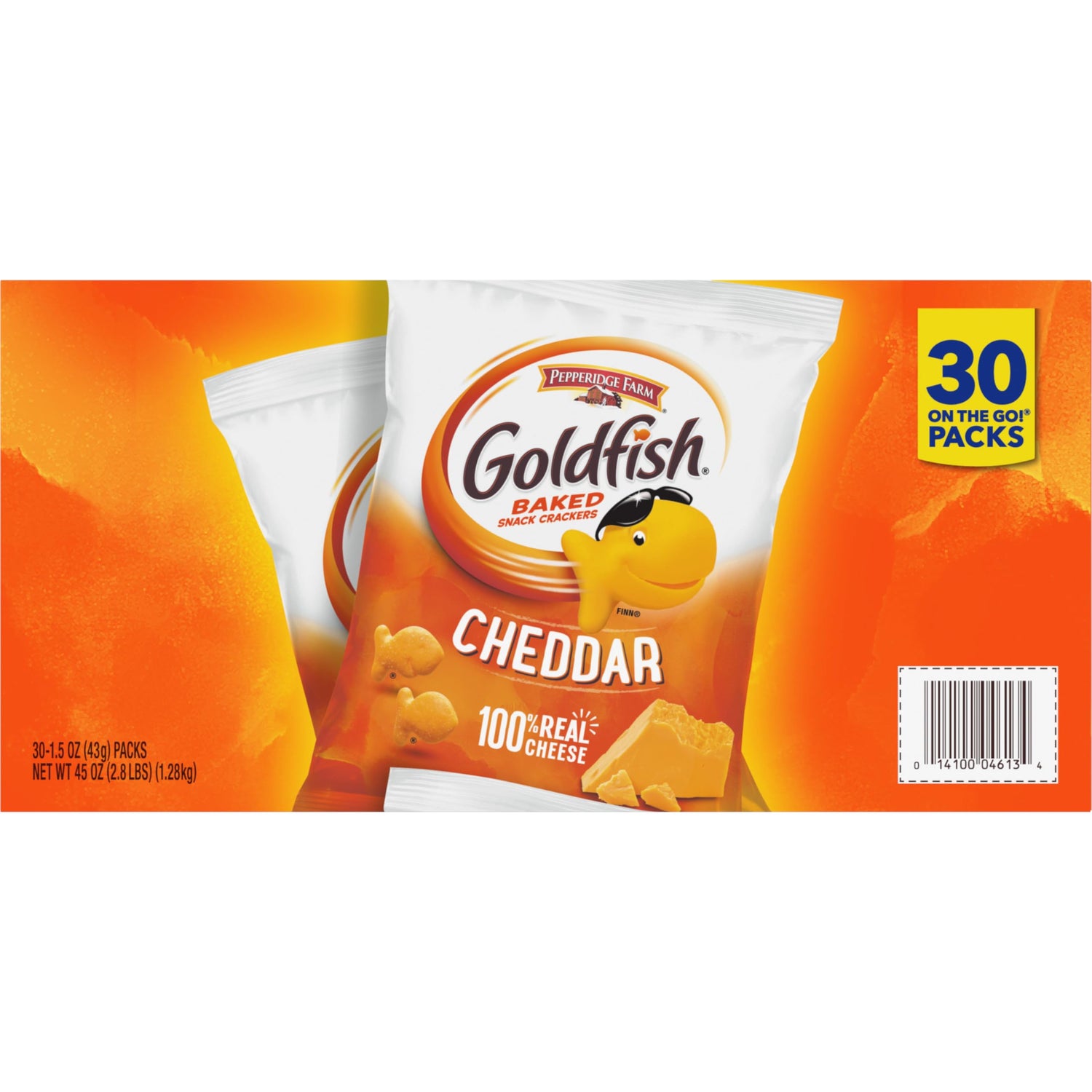 Goldfish Crackers Big Smiles Variety Pack | Cheddar, Colors &amp; Pretzels | 30 Snack Packs