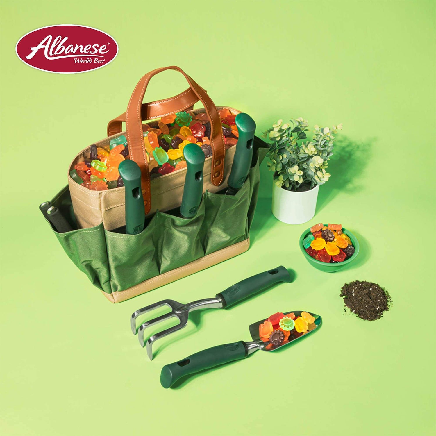 Albanese Confectionery Gummi Awesome Blossoms, 5 Pound Bag - Collins Global Snack Store