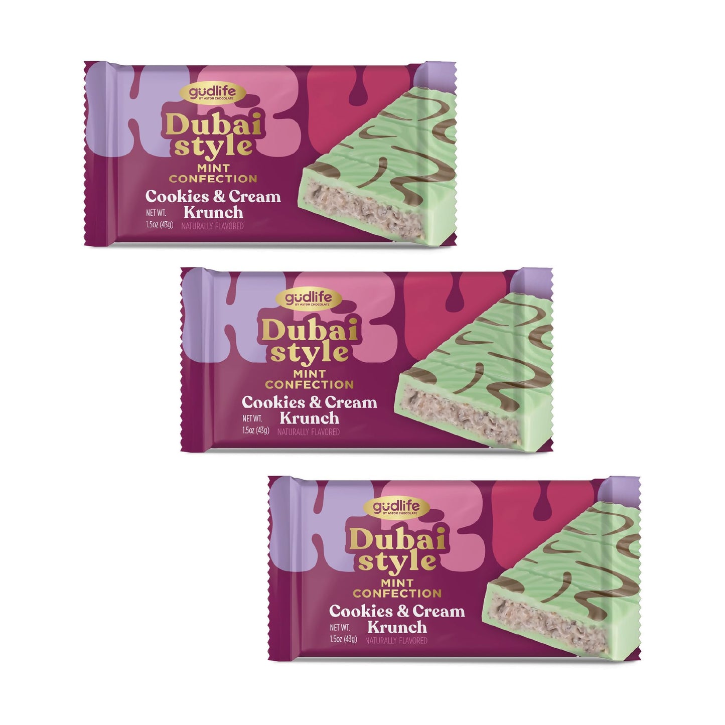 Dubai Chocolate Bars by Gudlife - Premium Gourmet Chocolate Gift Set