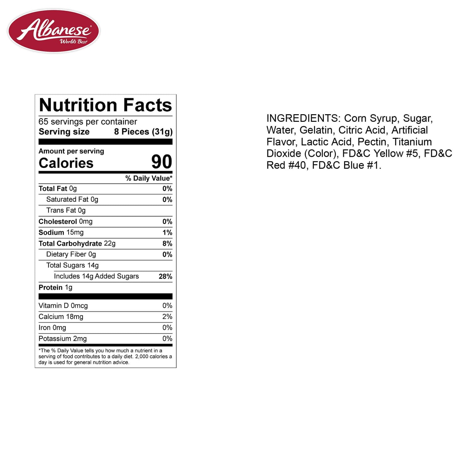 Albanese Confectionery Gummi Awesome Blossoms, 5 Pound Bag - Collins Global Snack Store