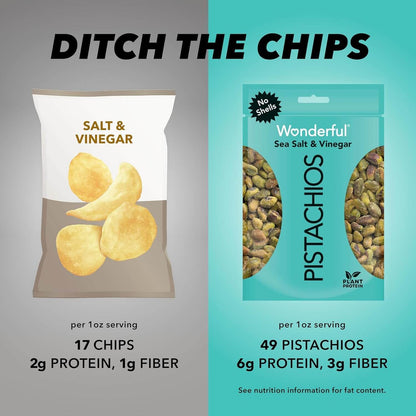 Wonderful Pistachios No Shells – Healthy Crunchy Snack | Multiple Flavors
