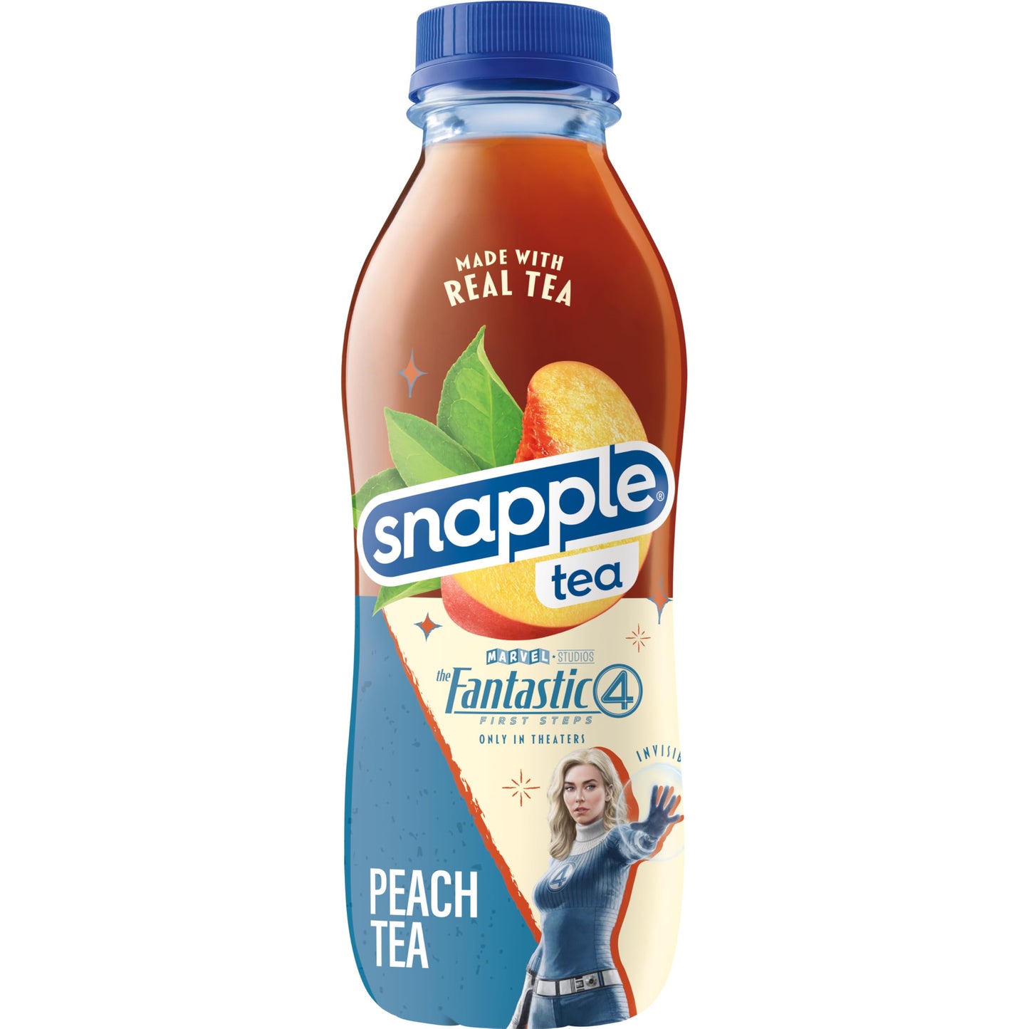 Snapple Zero Sugar Peach Tea, 16 fl oz recycled plastic bottle (Pack of 12) - Collins Global Snack Store