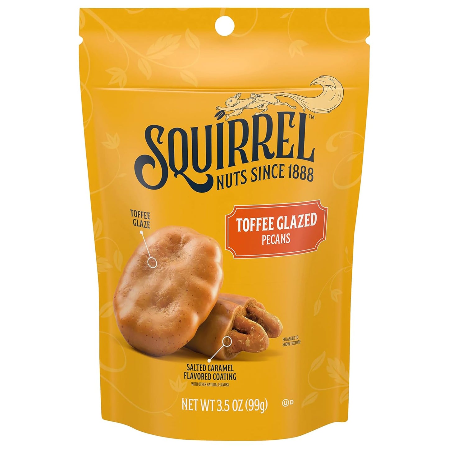 Squirrel Brand Sweet Brown Butter Cashews - Gourmet Artisan Nuts (3.5 oz)