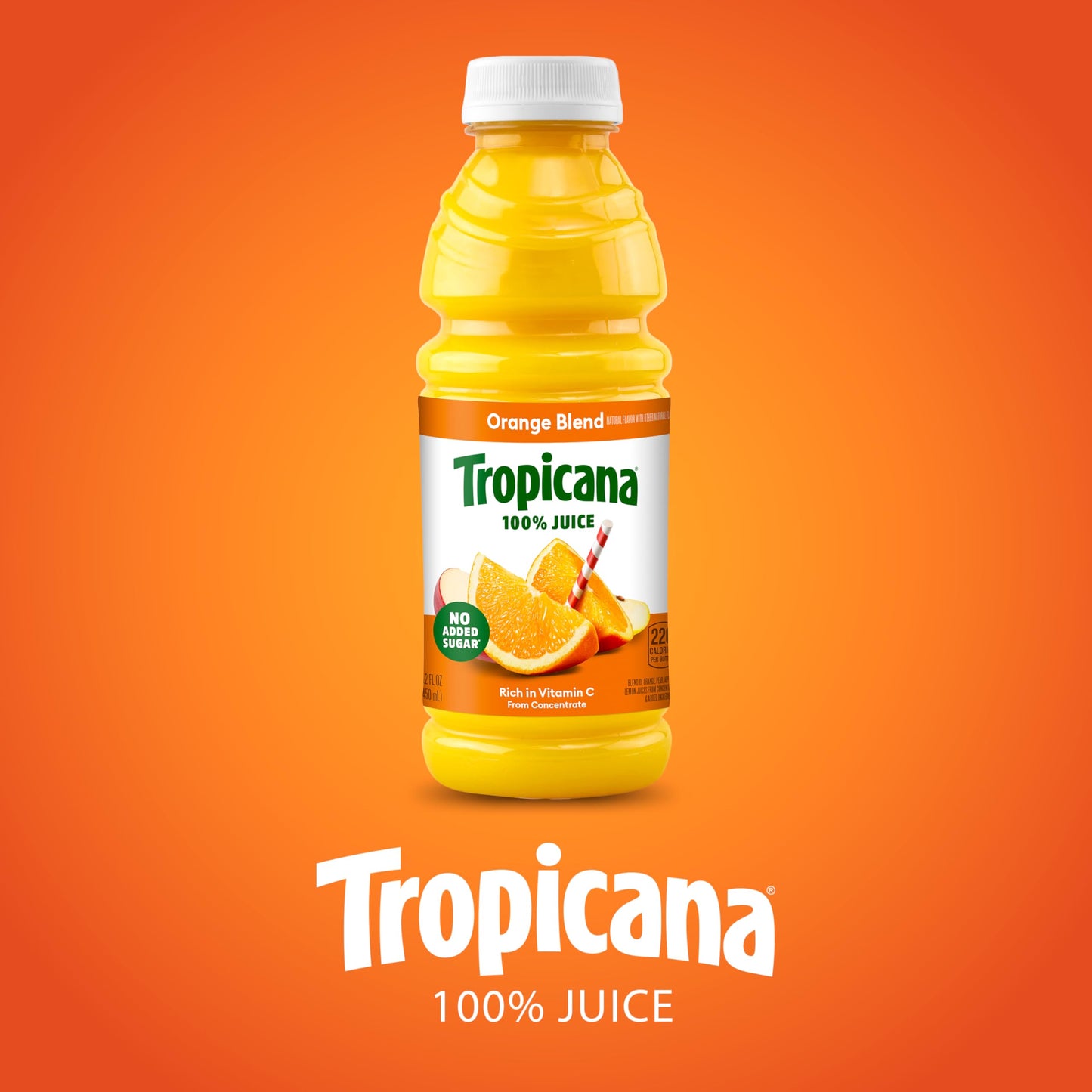 Tropicana 100% Juice Variety Pack - Orange, Apple & Fruit Medley (10 oz, Pack of 24)