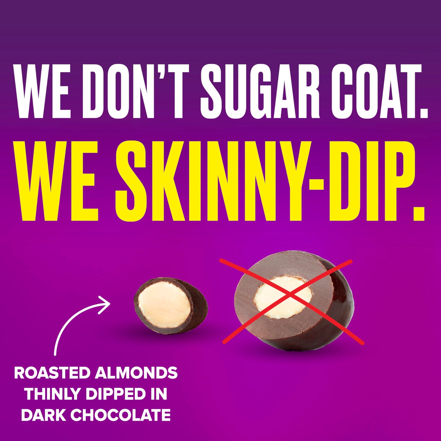 SkinnyDipped Snack Attack Minis Almond Variety Pack, Healthy Snack, Plant Protein, Gluten Free, 0.46 oz Mini Bags, Pack of 25 - Collins Global Snack Store