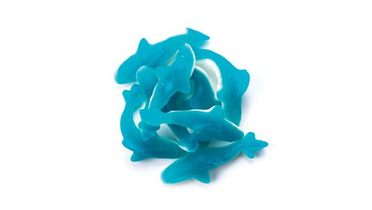 Gummy Blue Sharks Candy - 26.5 LB Box - Premium Candies & Gummies-0