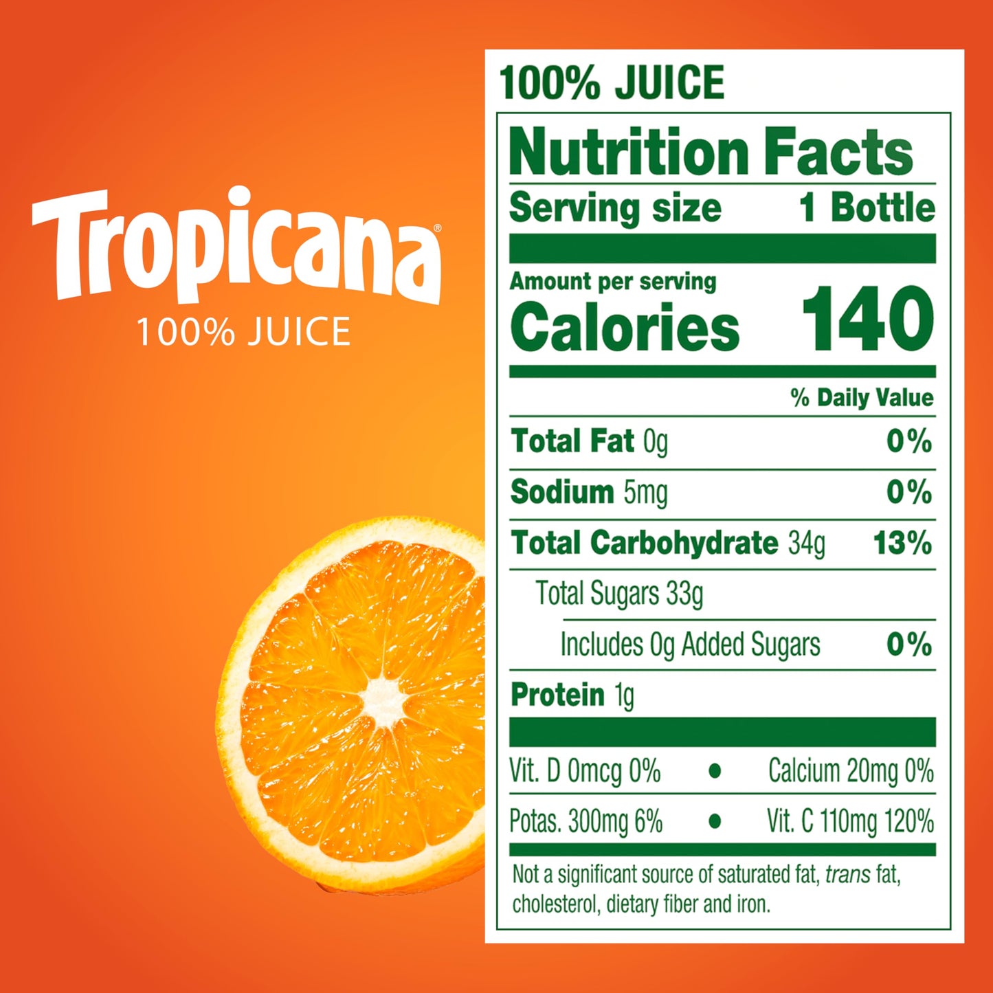 Tropicana 100% Juice Variety Pack - Orange, Apple & Fruit Medley (10 oz, Pack of 24)