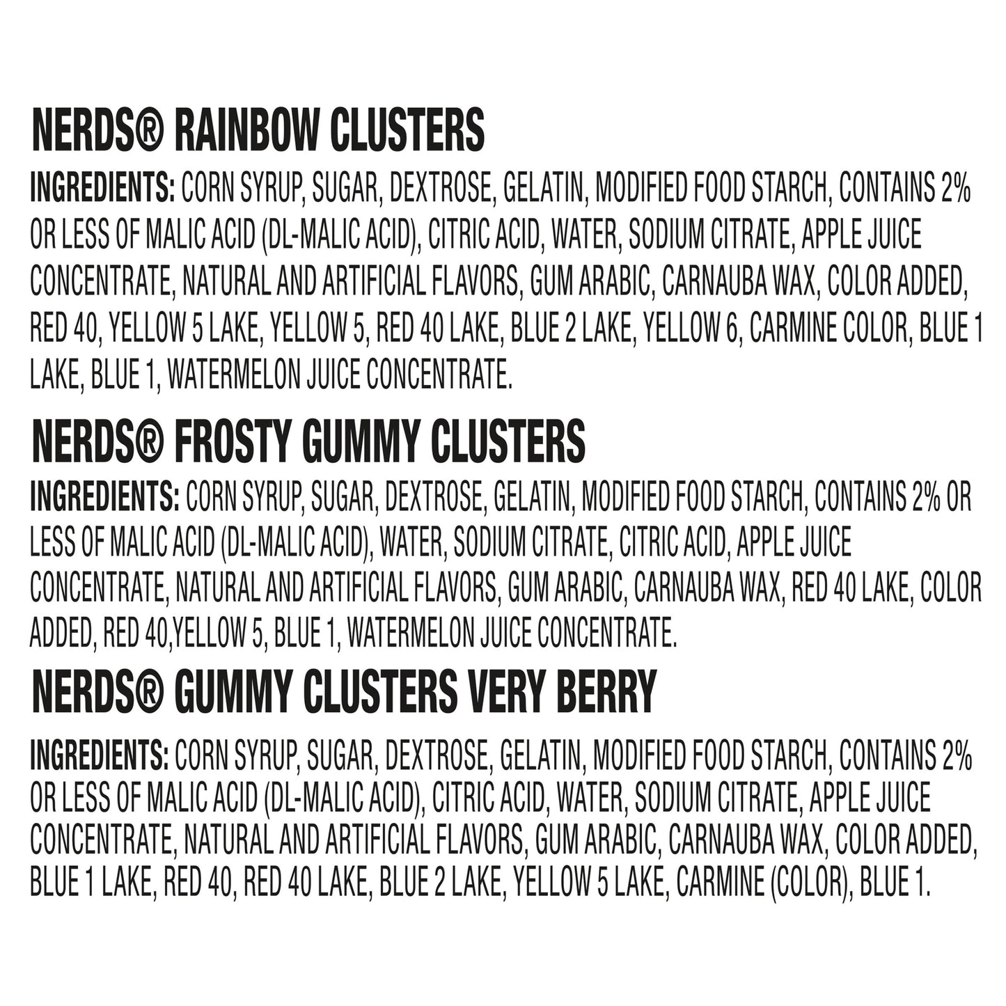 NERDS Gummy Clusters Assorted Treat Pack, 14 oz, 28 Count