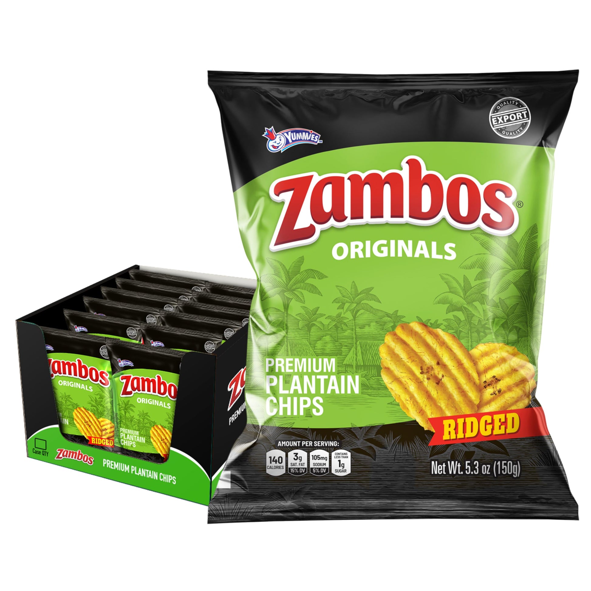 Zambos Plantain Chips Chile Limon (Pack of 1) - Collins Global Snack Store