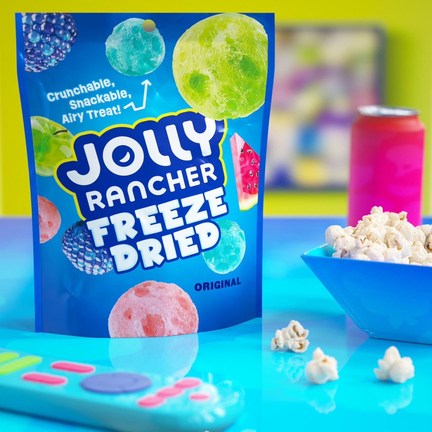 JOLLY RANCHER Freeze Dried Original Fruit Flavored Candy - Viral TikTok Trending (3.1 oz)