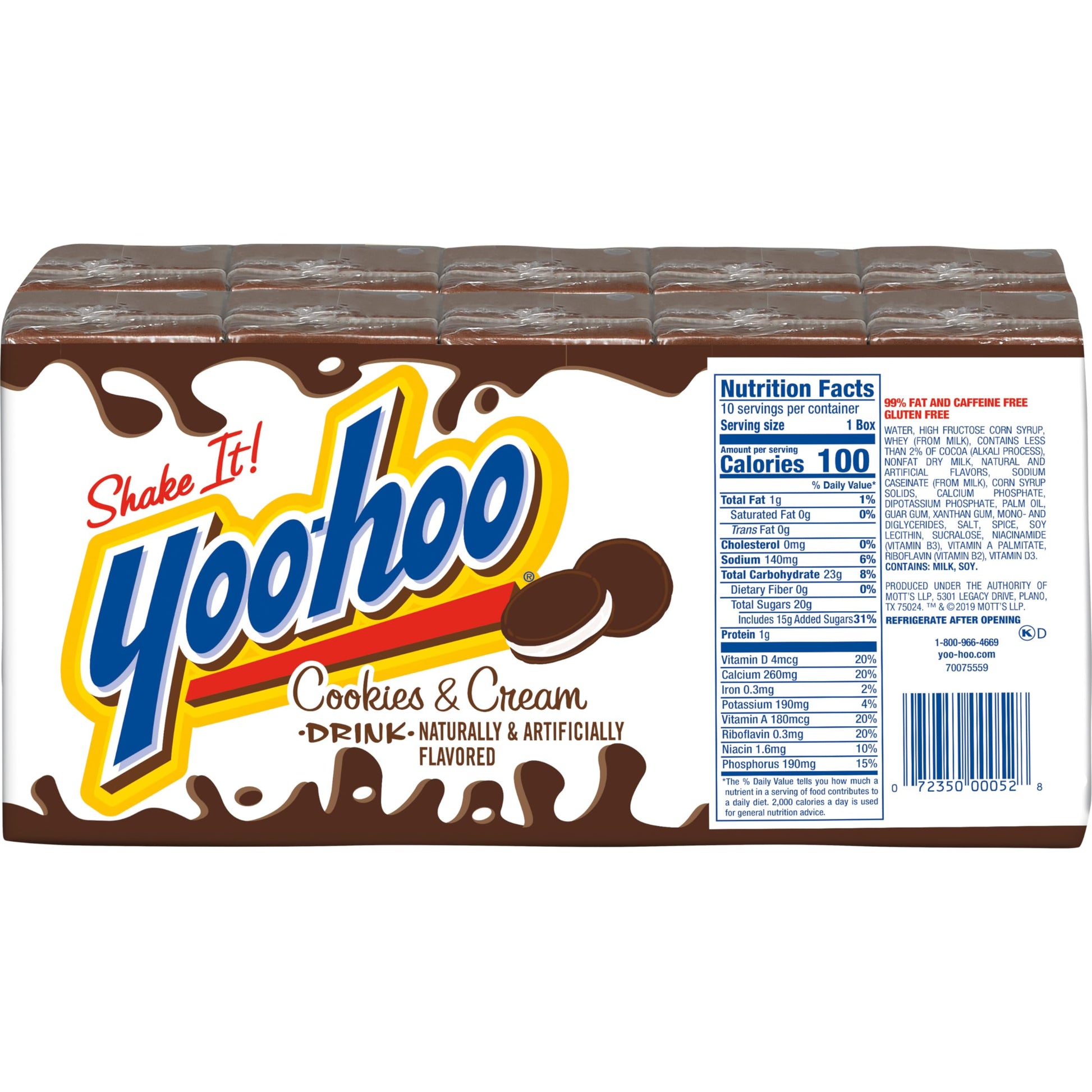 Yoo-hoo Chocolate Drink, 6.5 fl oz boxes, 32 pack - Collins Global Snack Store