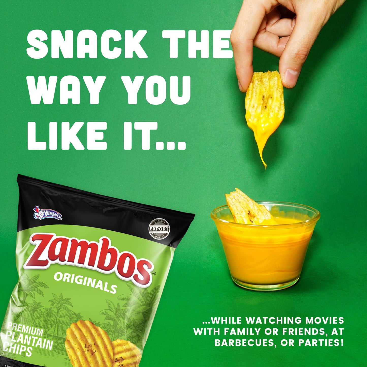 Zambos Plantain Chips Chile Limon (Pack of 1) - Collins Global Snack Store