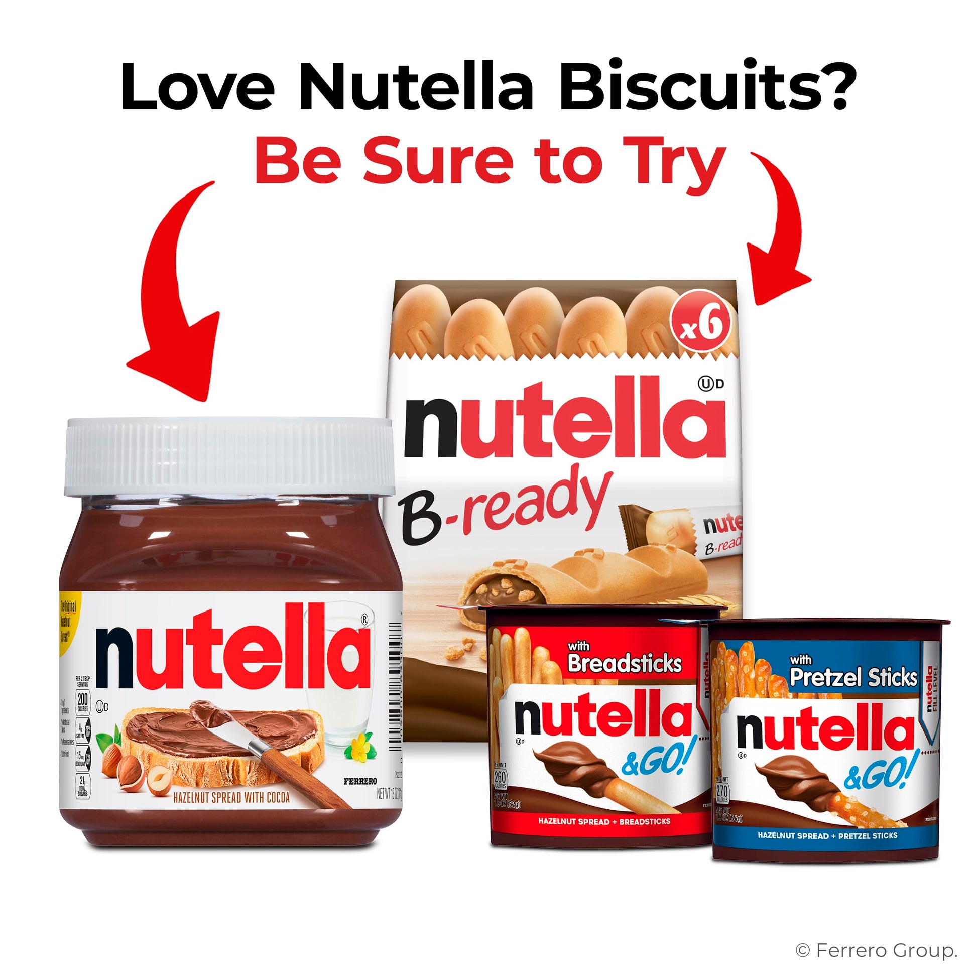 Nutella Biscuits, 20 Count Cookies, Hazelnut Spread with Cocoa, Kids Snacks, 9.7 oz - Collins Global Snack Store