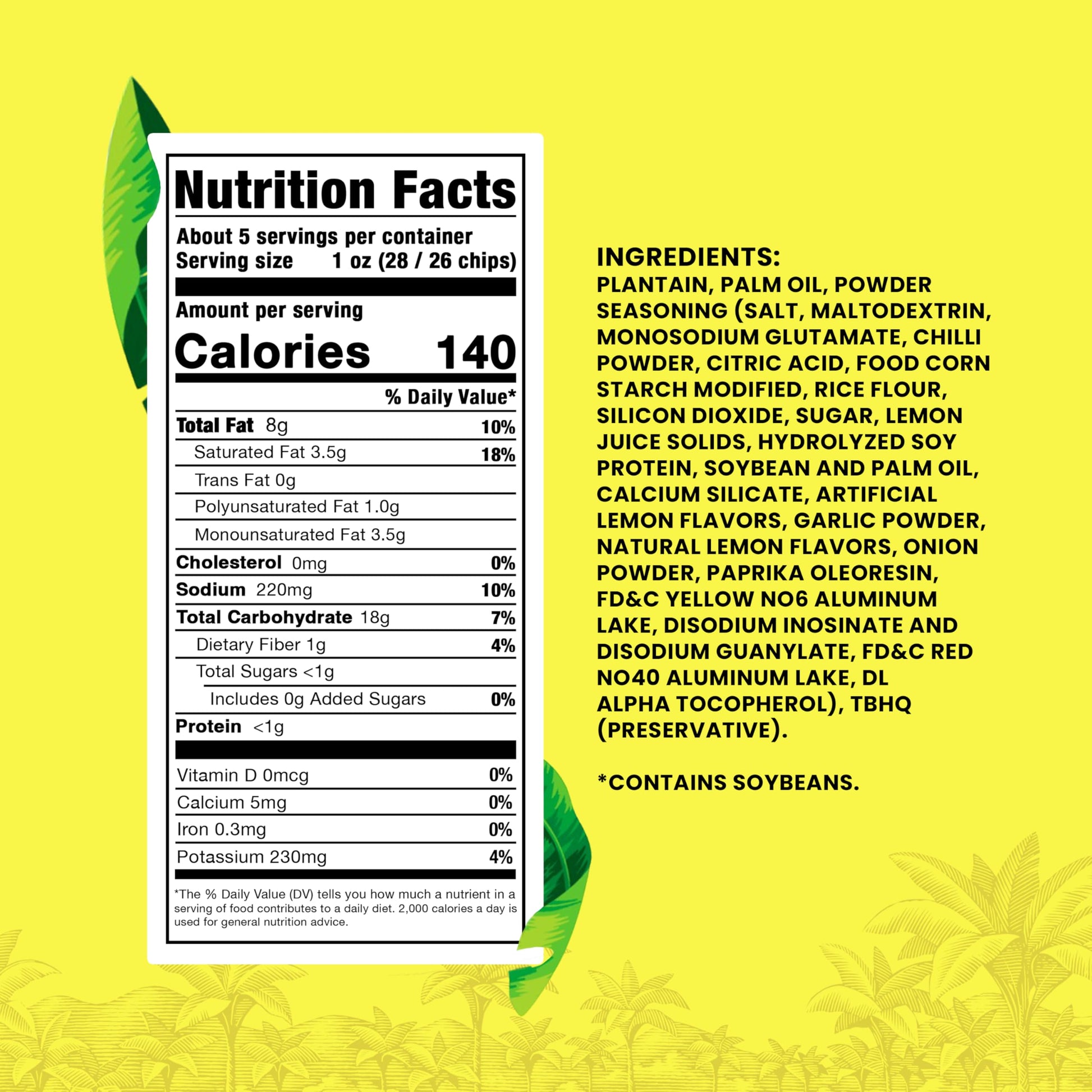 Zambos Plantain Chips Chile Limon (Pack of 1) - Collins Global Snack Store