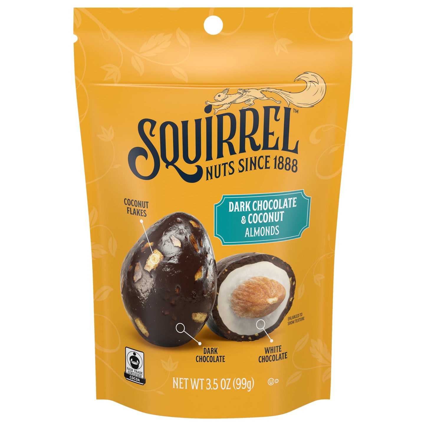 Squirrel Brand Sweet Brown Butter Cashews, 3.5 Ounces Resealable Bag, Gluten Free, Vegetarian - Collins Global Snack Store