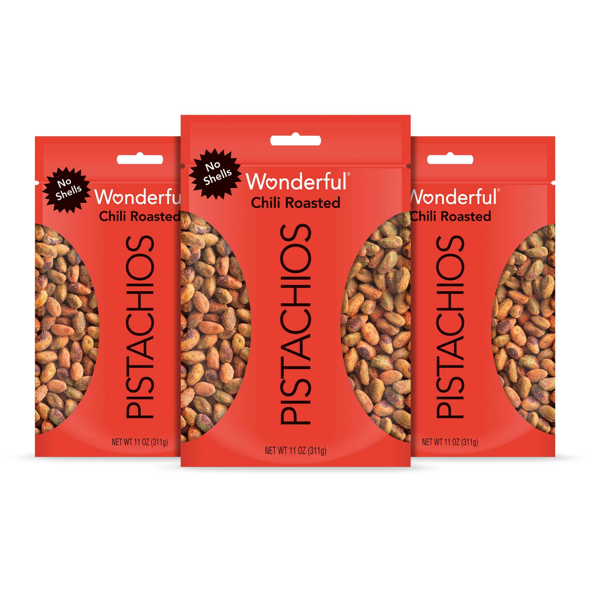 Wonderful Pistachios No Shells, 3 Flavors Mixed Variety Pack of 9 (0.75 Ounce), Roasted &amp; Salted Nuts (4), Chili (3), Honey (2), Protein Snacks, Gluten Free, Pantry Staples, Healthy Snacks Variety Pack for Adults, Stocking Stuffers - Collins Global Snack Store