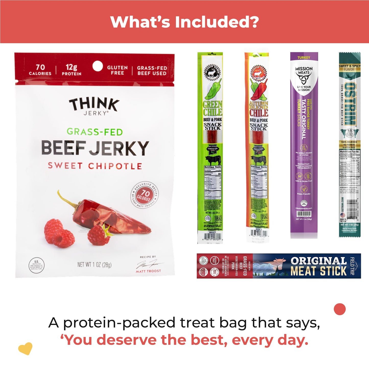 Beef Jerky Gift Basket For Men - Exotic Jerky Variety Pack, Delicious Protein-Packed Snack Box for Dad, Husband - Birthday, Holiday Food Treats for Adults - Unique Food Gifts for Men Who Want Nothing - Collins Global Snack Store