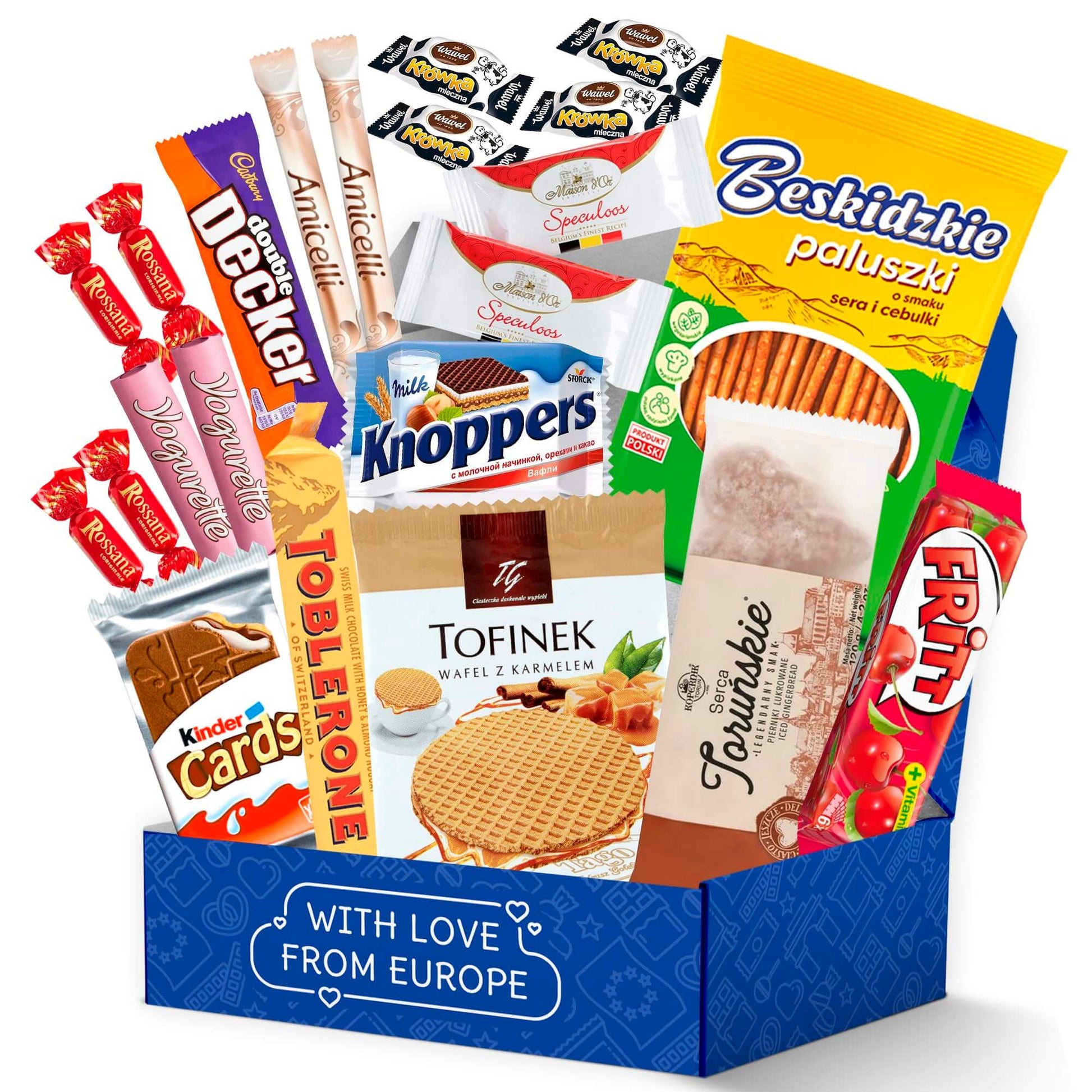 European Snack Box – 22 Authentic Snacks from Italy, Germany, Poland, Netherlands, Belgium, Switzerland, UK, Curated International Treats for a Delicious Taste Adventure - Collins Global Snack Store