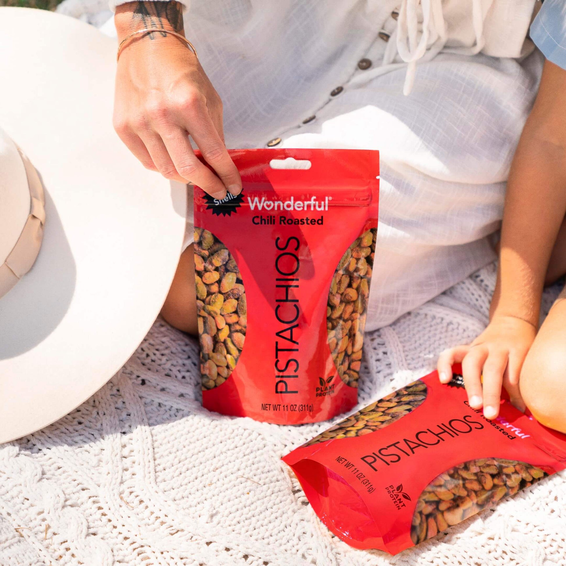 Wonderful Pistachios No Shells, 3 Flavors Mixed Variety Pack of 9 (0.75 Ounce), Roasted & Salted Nuts (4), Chili (3), Honey (2), Protein Snacks, Gluten Free, Pantry Staples, Healthy Snacks Variety Pack for Adults, Stocking Stuffers - Collins Global Snack Store