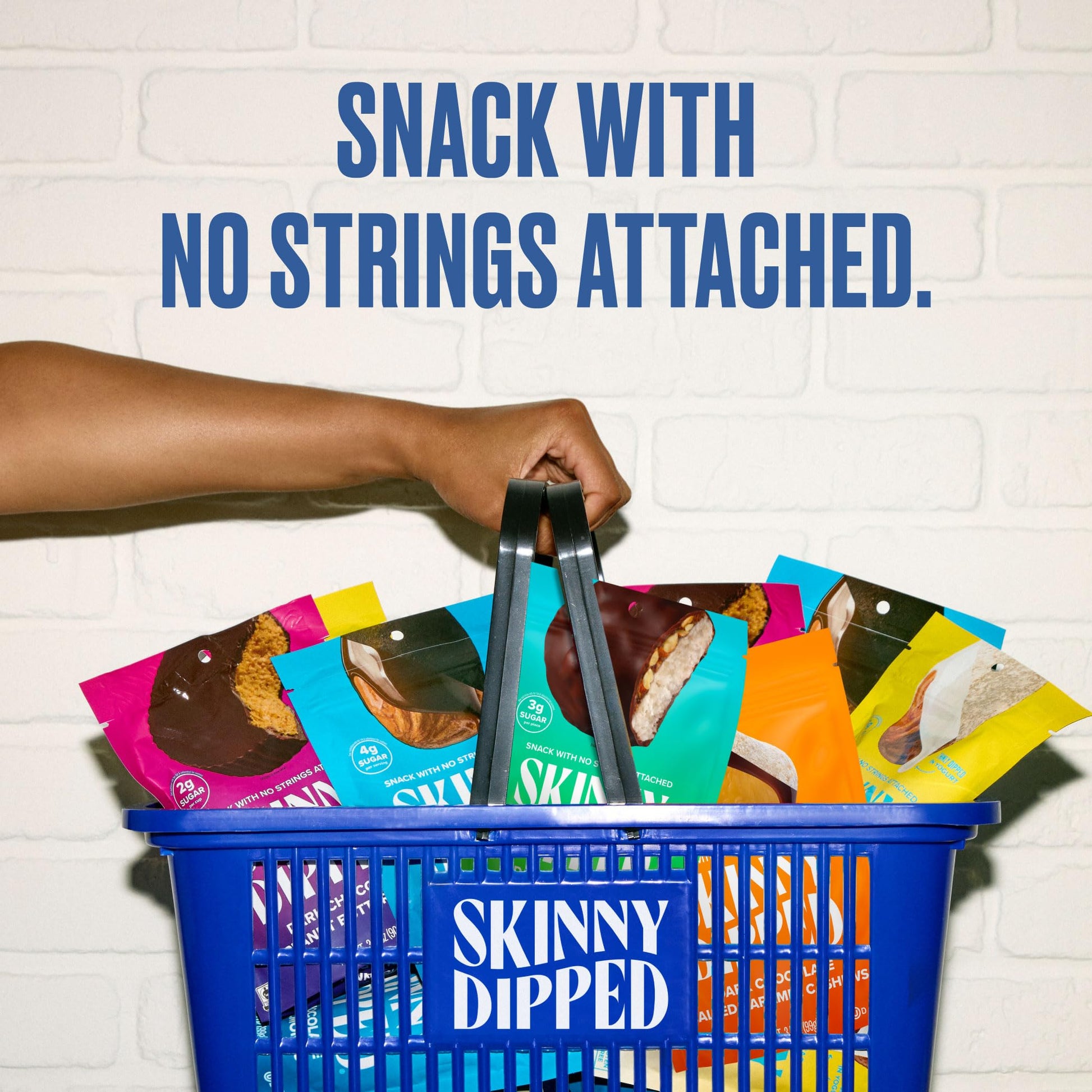 SkinnyDipped Snack Attack Minis Almond Variety Pack, Healthy Snack, Plant Protein, Gluten Free, 0.46 oz Mini Bags, Pack of 25 - Collins Global Snack Store