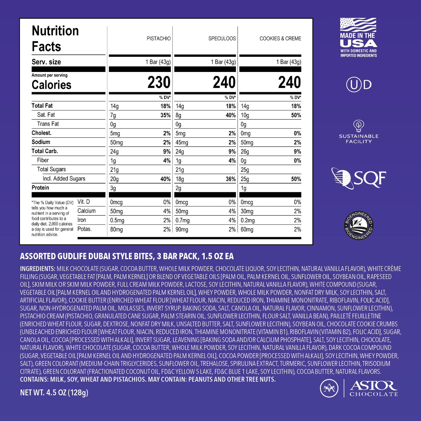 Dubai Chocolate Bars by Gudlife - Premium Gourmet Chocolate Gift Set