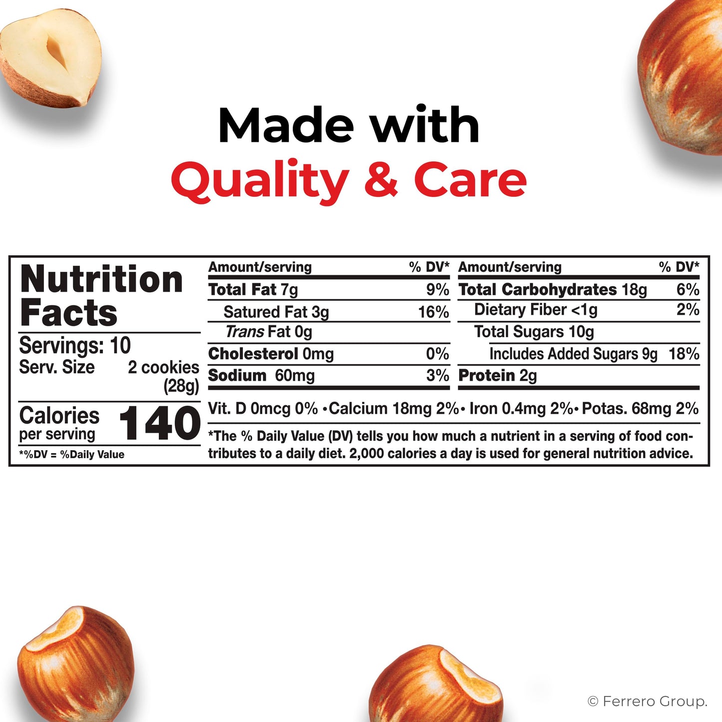 Nutella Biscuits, 20 Count Cookies, Hazelnut Spread with Cocoa, Kids Snacks, 9.7 oz - Collins Global Snack Store