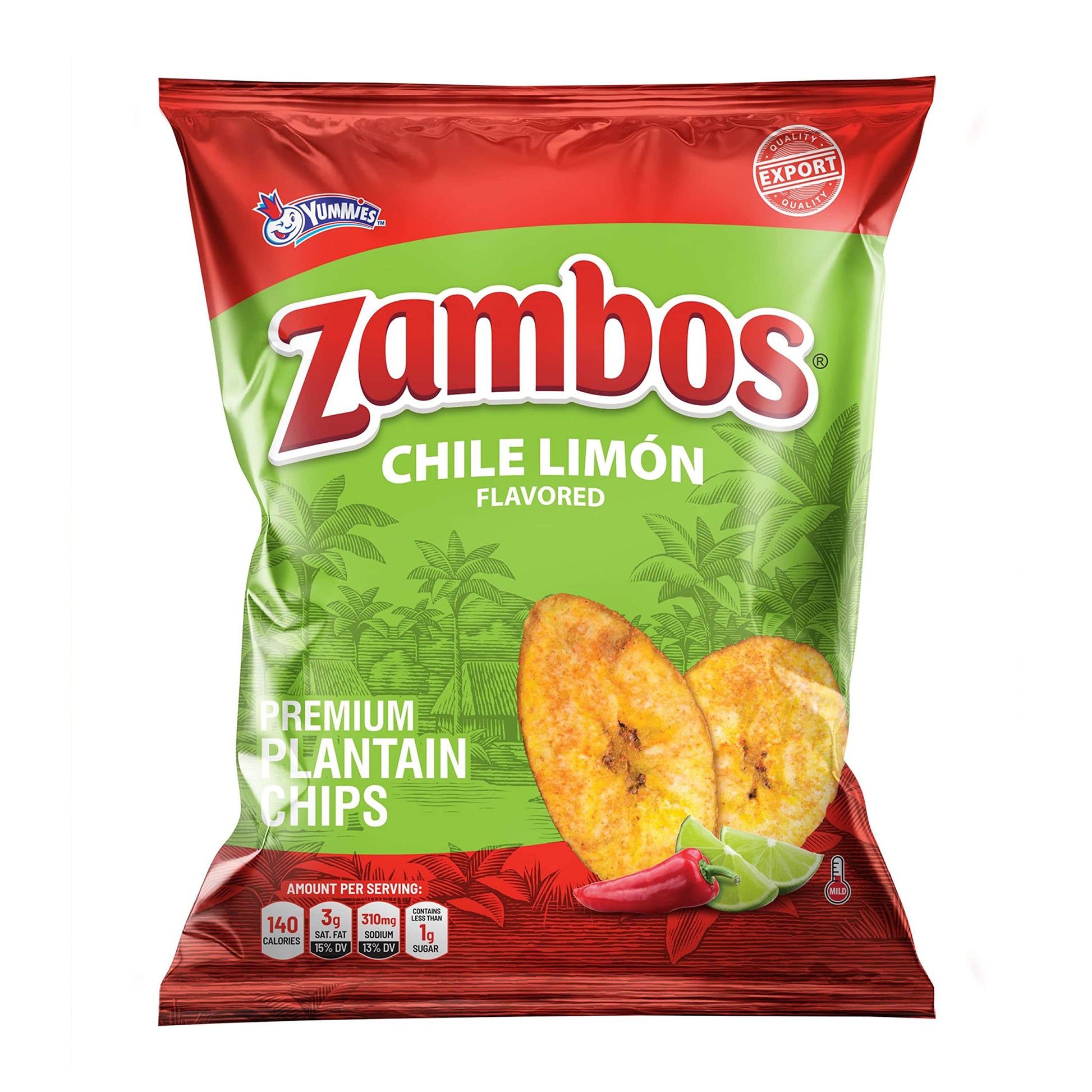 Zambos Plantain Chips Chile Limon (Pack of 1) - Collins Global Snack Store