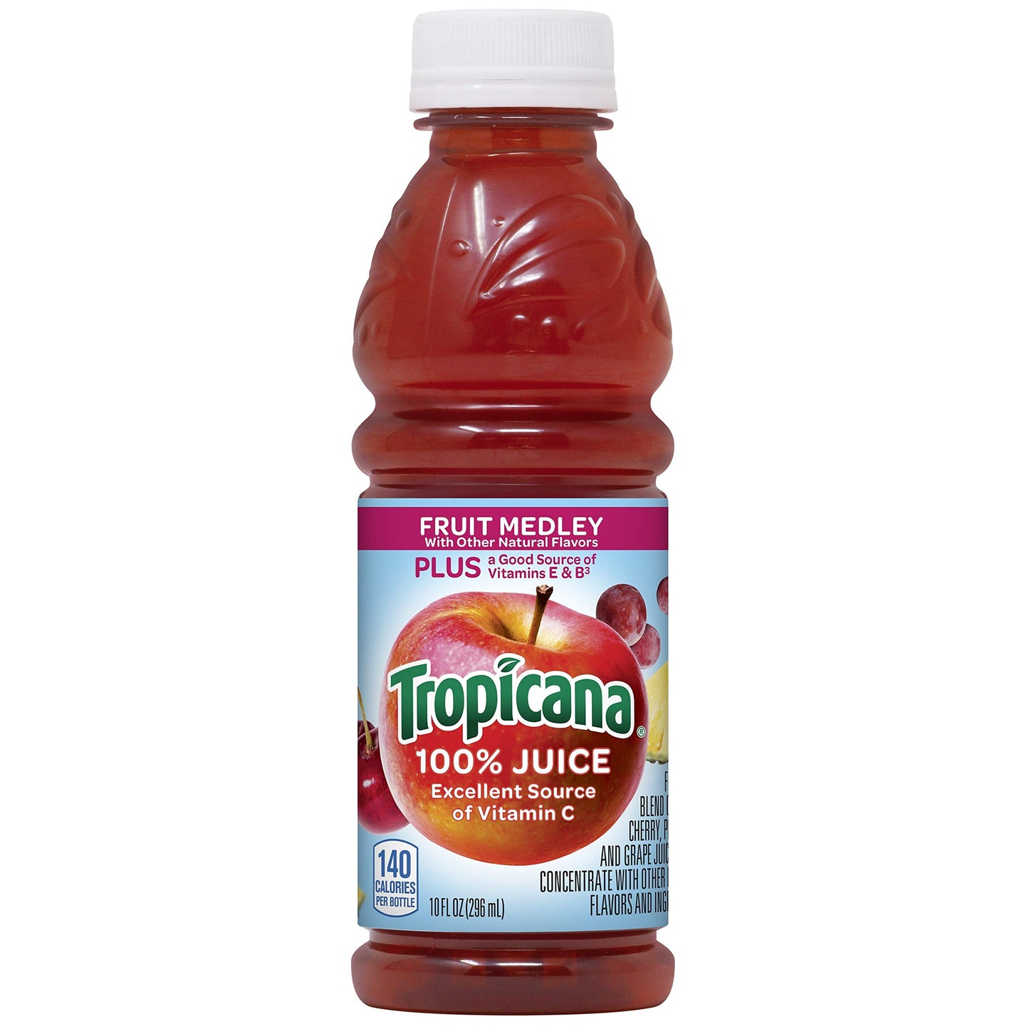 Tropicana 100% Juice 3-flavor Classic Variety Pack,10 Fl Oz (Pack of 24) - Collins Global Snack Store