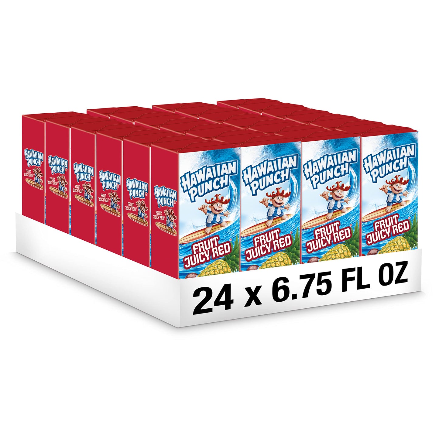 Hawaiian Punch Fruit Juicy Red Fruit Juice Drink, 10 Fl Oz Bottles, 24 Count (4 Packs Of 6), Ready-to-drink, On-the-go, Caffeine-free, Carbonation-free, Gluten-free, Excellent Source Of Vitamin C - Collins Global Snack Store