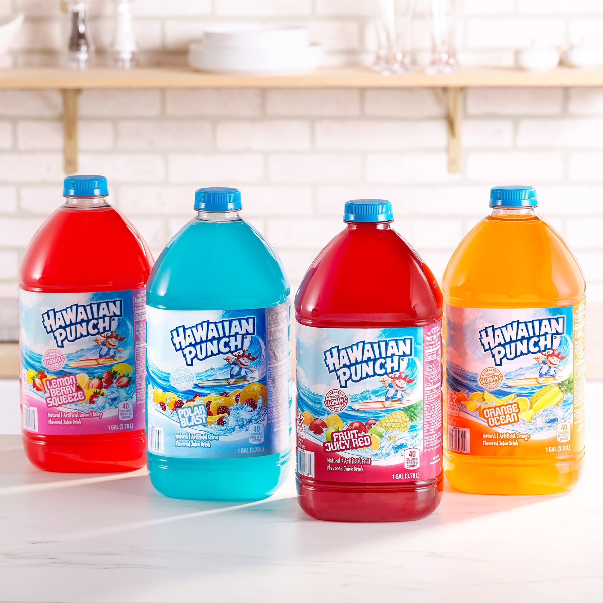 Hawaiian Punch Fruit Juicy Red Fruit Juice Drink, 10 Fl Oz Bottles, 24 Count (4 Packs Of 6), Ready-to-drink, On-the-go, Caffeine-free, Carbonation-free, Gluten-free, Excellent Source Of Vitamin C - Collins Global Snack Store