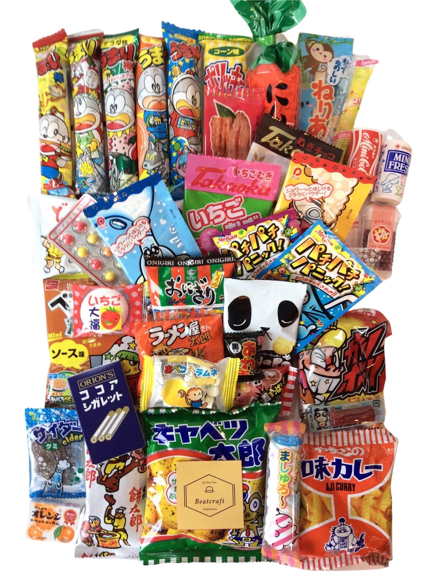 Beatcraft™ Japanese Dagashi Assortment Happy Set Pack (Regular) - Collins Global Snack Store