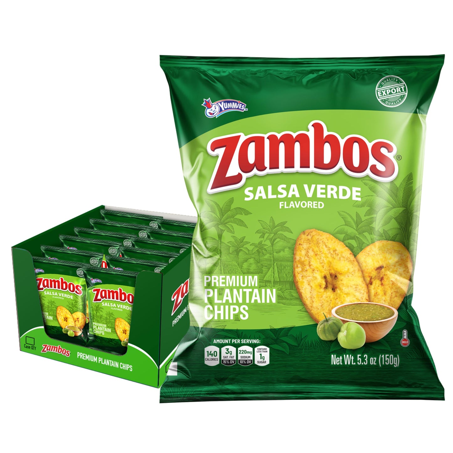 Zambos Plantain Chips Chile Limon (Pack of 1) - Collins Global Snack Store