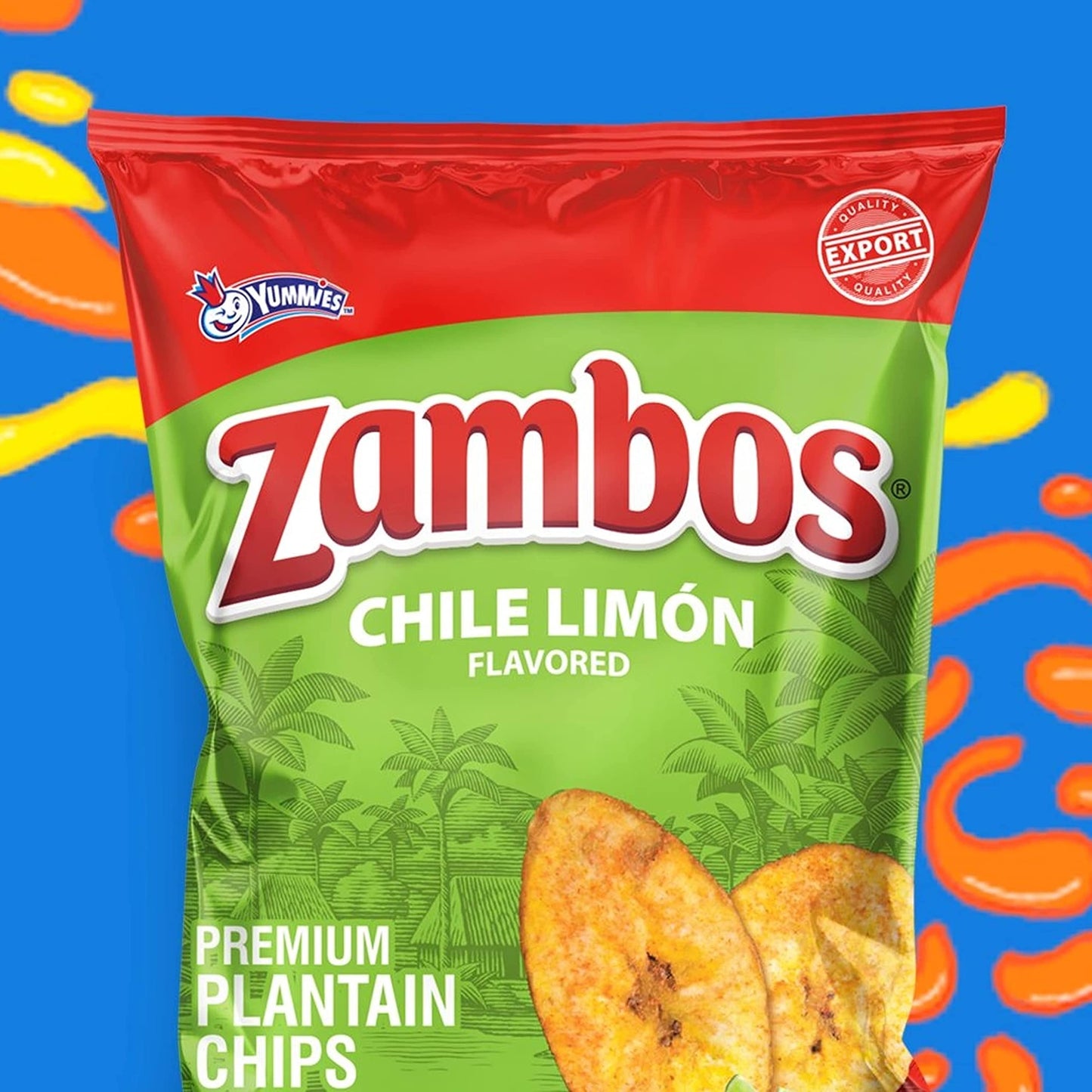 Zambos Plantain Chips Chile Limon (Pack of 1) - Collins Global Snack Store